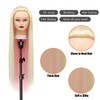 Styling Head 28 inch Hairdresser Training Head 100% Synthetic Fiber