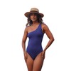 Women's One-Shoulder One-Piece Swimsuit Bodysuit with Removable Padding | Brazilian-Style