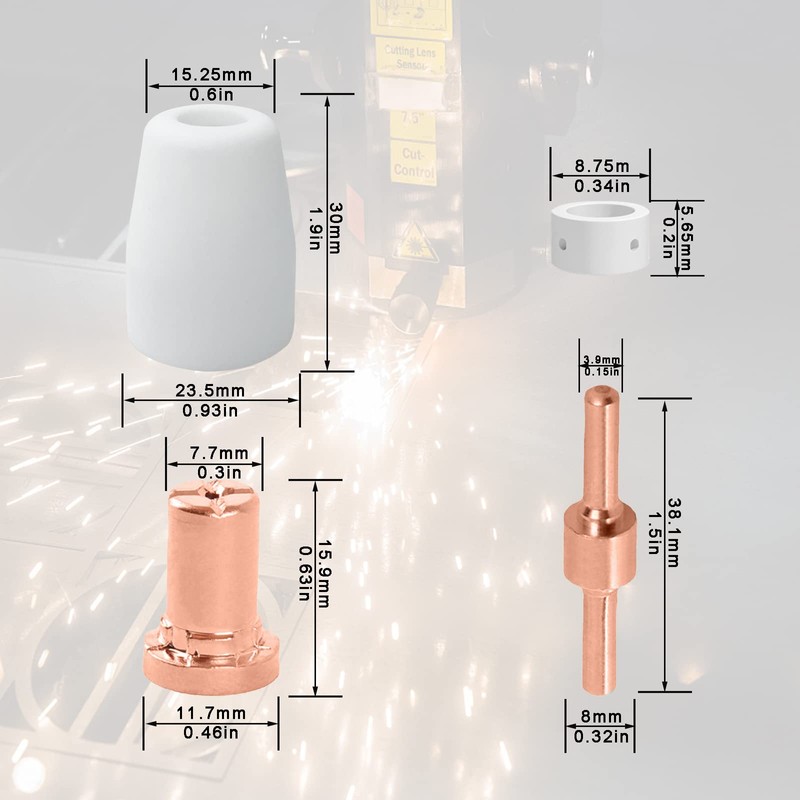Plasma Cutting Consumables,Parkside Plasma Cutter Nozzle Consumables Parkside Tip Plasma