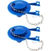 2 Pack Universal Toilet Tank Flapper 2 Inch Easy to
