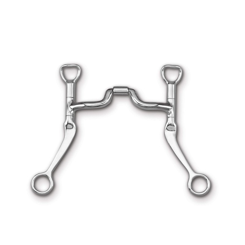 Myler Flat Shank with Sweet Iron Low Ported Barrel Narrow