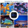 Newest Aquarium Thermometer, Wireless Digital Fish Tank Thermometer, Large LED
