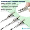 10 PCs Dental Bib Holders Clavable by Vastmed | Lightweight