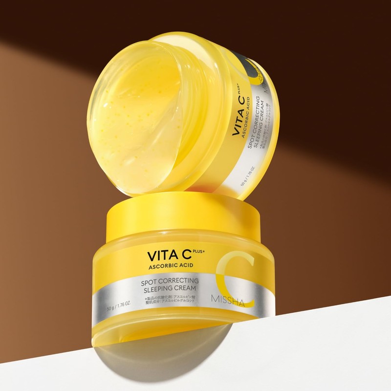 MISSHA BITASY PLUS Sleeping Cream (Night Cream, Non-Rinsing Pack), 1.8