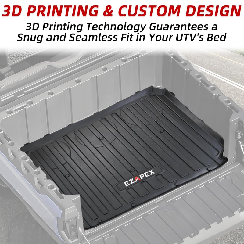 EZAPEX Bed Mat Liner Compatible with Polaris Ranger Crew SP
