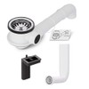 AQUADE 72341 Strainer Basket Valve 70 mm with SpaceMaker Drain
