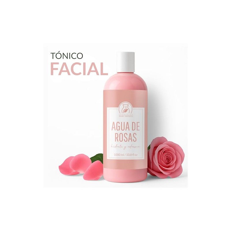 Agua De Rosas Hidratante (1 Litro)