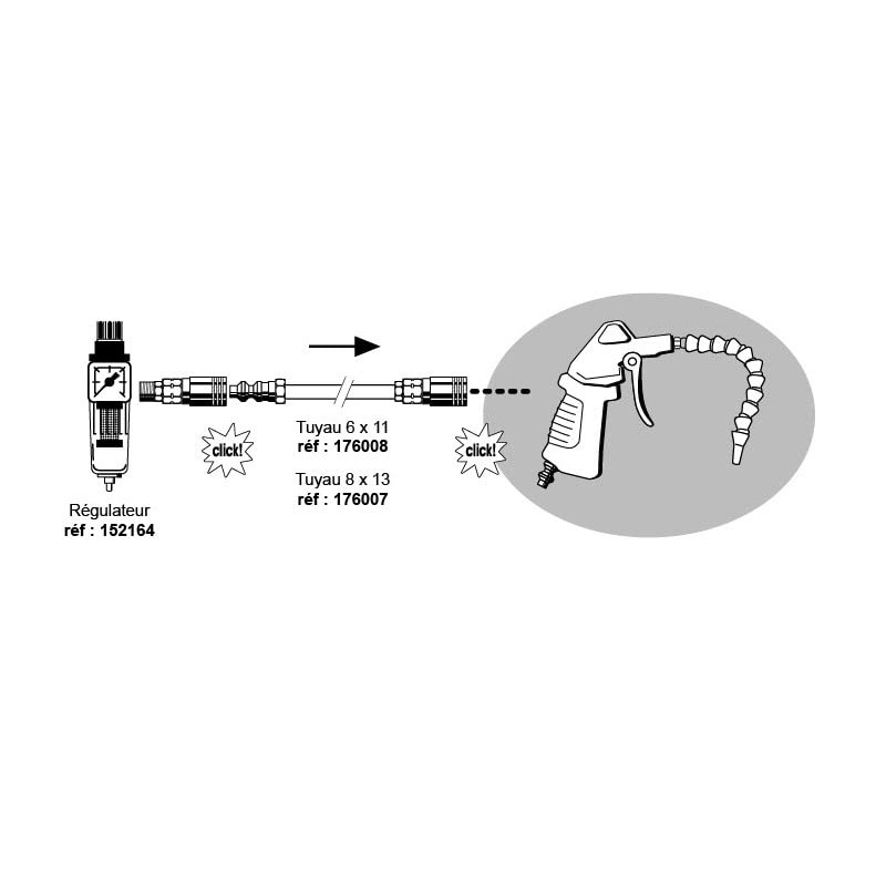 Revolution'Air 3D revo 150028 Air Gun with Articulated Tube