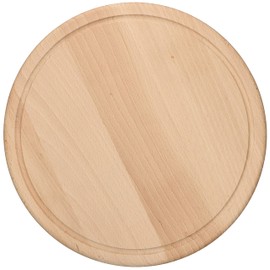 KOTARBAU® Round Cutting Board Diameter 30 cm Wooden Board for Cutting Cheese Bread Serving Food