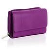 Woodland Leathers Purses for Women, Real Leather RFID Protection Small