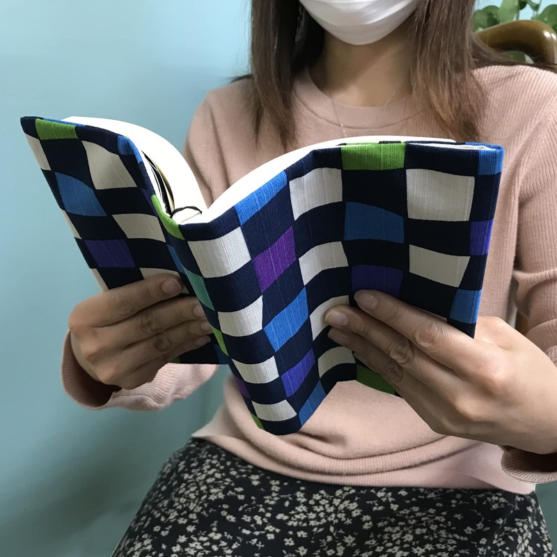 Book Cover, Japanese Design, Adjustable Size, Reading, Made in Japan,