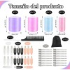 63 Tubos Para Rizar Cabello Abrazadera Plástica Para Cabello