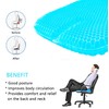 Desoxivi Gel Seat Cushion for Office Chair, Super Breathable Honeycomb