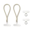 MORSUNBELA Phone Lanyard,2 PCS Phone Charm Universal Short,Lanyard Wrist Strap