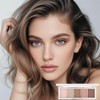Erinde Nude Neutral Eyeshadow Palette Makeup - 5 Colors Matte