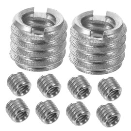 LABRIMP 10pcs Tripod Screw Adapter for Microphone Stand Stable Camera Mounting for DSLR Video Cameras Projectors and More