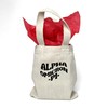 sockprints Mod Design Alpha Omicron Pi Mini Tote Bag -
