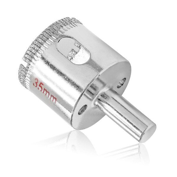 Luomorgo 35mm/1 3/8 Inch Diamond Hole Saw, 1.1 Inch Cutting