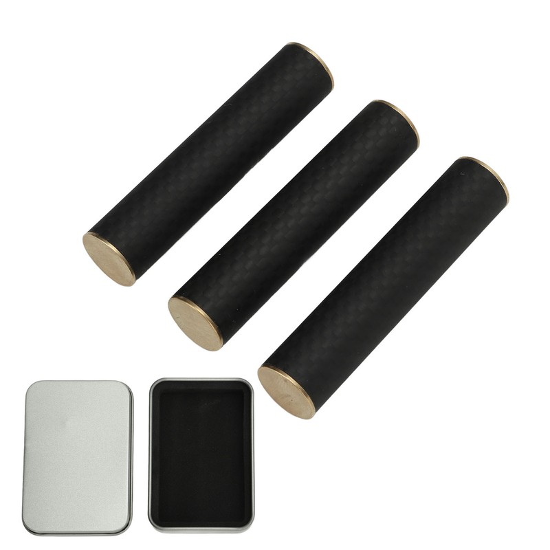 Stress Relief Magnetic Pen Adult Portable Office Brass Carbon Fiber
