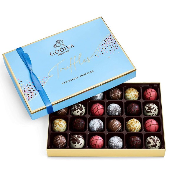Godiva Chocolatier Patisserie Dessert Truffles Assorted Chocolate Gift Box, 24-Ct, 16.04 oz