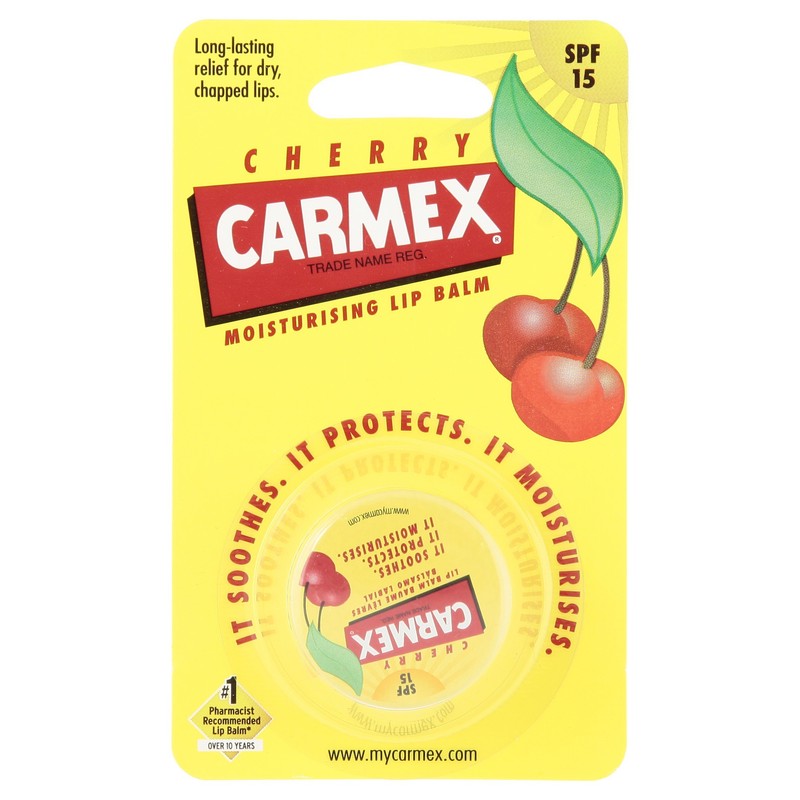 Carmex Blister Lip Balm Pot, Cherry 7.5 g (Pack of