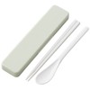 Skater CCS3SAAG-A Chopsticks & Spoon Set, Antibacterial, Dull Green, Made