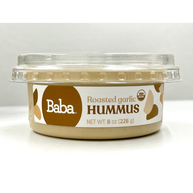 Baba Small Batch Organic Hummus (8 oz, 3 Pack) -