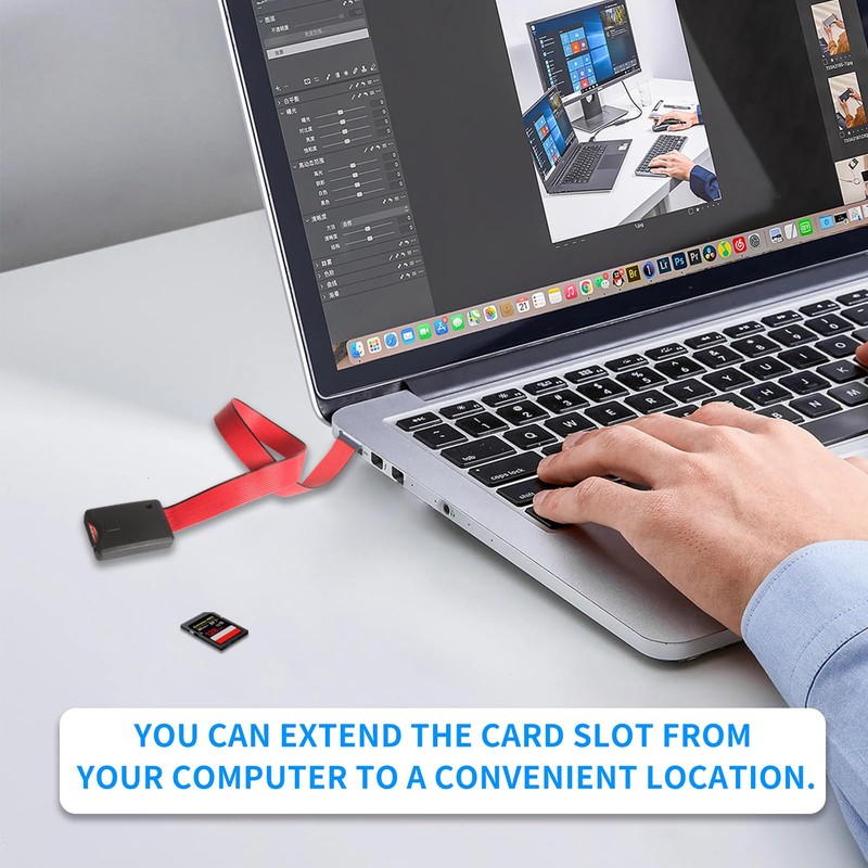 PinQiongZhe SD Memory Card Extension Cable PVC Material Car Navigation