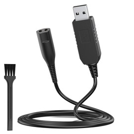 12V Shaver Charger Cable for Braun Series 9 8 7 6 5 3 1 XT5, for Braun Razor 3040s 340s 310S 9385cc 370 720 760cc 790cc 720s-4 7865cc 9090cc 9290cc 9330s 5018s 7020s 9095cc 390cc Charger Cord