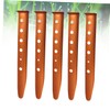 KOMBIUDA 6pcs U-Shaped Aluminum Tent Stakes for Snow and Beach