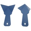 OZXNO 4 Pcs Drywall Trowel Plastic Corner Knife Blue Inside