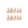 24pcs Long Almond False Nail French Simple Gradient False Nail