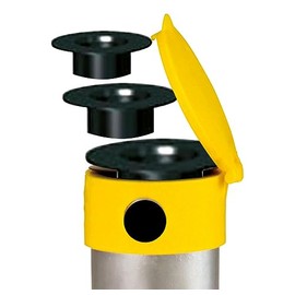 Krinner Reducing Sleeves Replacement Parts Set Pipe Sizes 60 cm for Reduction to 57 / 50 / 38 / 34 or 25 mm Replacement Part Lid for Floor Dowels Compact All-Round Parasols Rotary Washing Lines