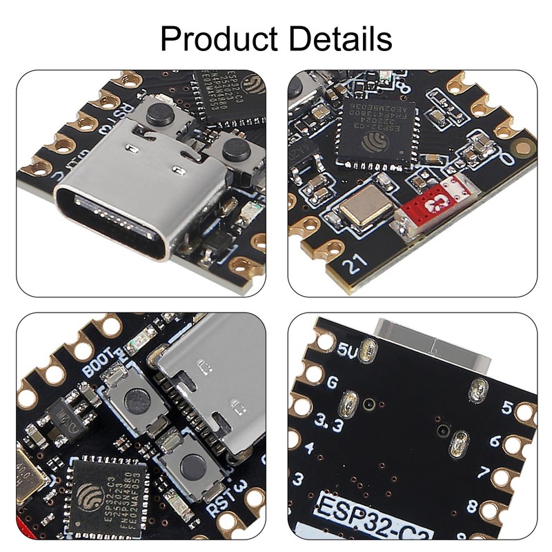AITRIP ESP32-C3 Mini Development Board, 4MB Flash Core Board ESP32