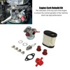 Carburetor 640350 Spark Plug Air Filter Fuel Filter Kit Replacement