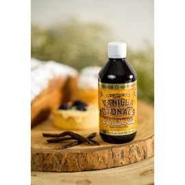 Artisanal Quality Pure Vanilla Extract 8.3 oz - Premium Organic Vanilla Extract for Baking and Cooking - Natural Flavor Enhancer