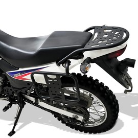 Xitomer Luggage Rack Fit for XR150L 2014-2024 XR150L Motorcycle Pannier Rack, Rear Rack+Saddlebag Support Racks