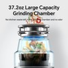 Ranein 1/2 HP Garbage Disposal with Power Cord, Quiet Stainless