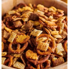 PICHEX 5LB HONEY BBQ CUSTOM MADE SNACK MIX, PARTY CHIPS MIX, SWEET-SALTY CHEX MIX NOW!
