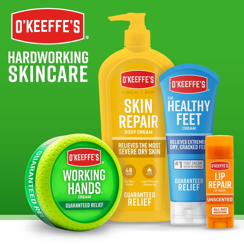 O'Keeffe's Working Hands Hand Cream for Extremely Dry; Cracked Hands;