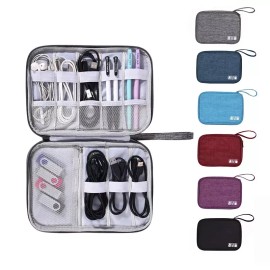 Unbranded Travel Cable Organizer Bag Portable Electronic Storage Bag