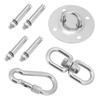 Stainless Steel Hammock/Swing Hanging Kit Ceiling Mounting Plate Snap Hook