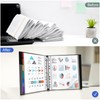 Uquelic 50 Pocket Presentation Binder with Clear Sleeves Letter/A4 Size