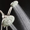 AquaDance Antimicrobial/Anti-Clog High-Pressure 30-setting Rainfall Shower Combo, Microban Nozzle Protection