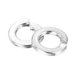 sourcing map 3/8" Split Lock Washer, 20Pcs 304 Stainless Steel Spring Lock Washers Metal Split Ring Washer for Screw Bolts Machinery