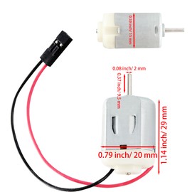 bociloy 6Pcs 3V DC Motor 130 Micro Motor Mini Electric Motor with Wire for DIY Model, Science Experiments