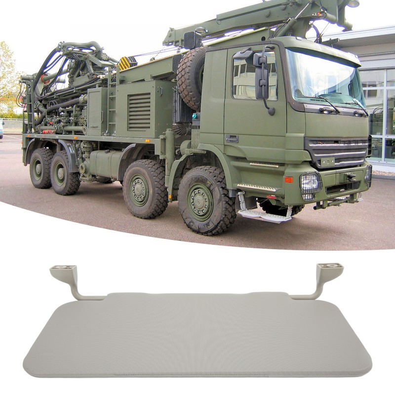 Engineering Vehicle Sun Visor Gray ABS Plastic Interior Sunproof for