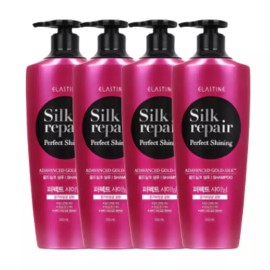 Elastin 엘라스틴 실크리페어 퍼펙트 샤이닝 샴푸1200ml,4개 Elastin Silk Repair Perfect Shining Shampoo 1200ml, 4 pieces