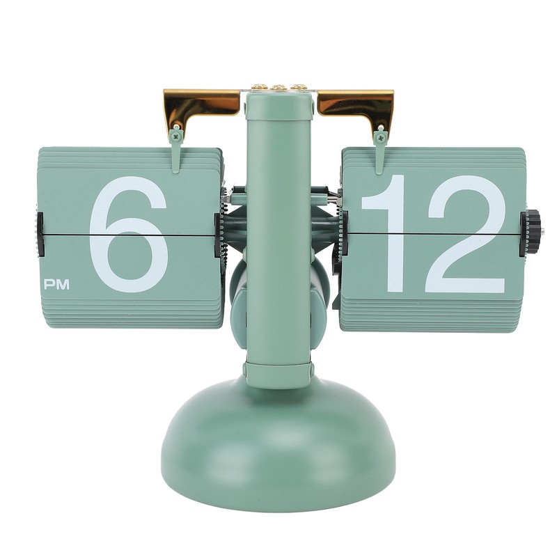 Retro Flip Down Clock with Reminder Timer Stable Accuracy Creative