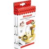 Westmark Ausstechformen-Set, Unterschiedliche Größen, Rostfreier Edelstahl, Käsefüße, 3-tlg., Silber, 31972260